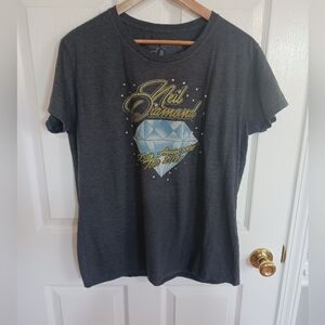 Neil Diamond graphic 50th anniversary tour 2017 concert tee size XL